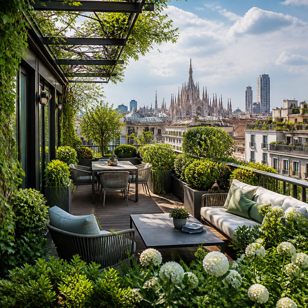 Terrazzi e balconi verdi a Milano nel 2026: guida completa all'arredo urbano sostenibile
